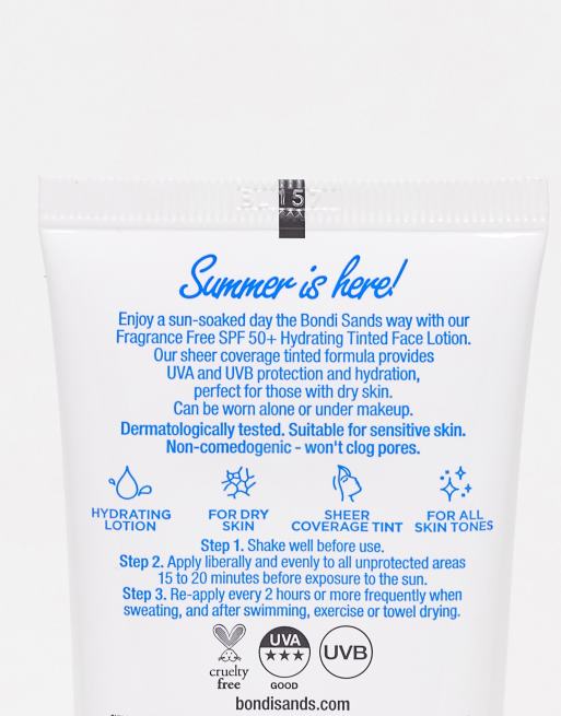 Bondi Sands - SPF 50+ Fragrance Free Hydrating Tinted Face Lotion - 75 ml, 2 af 4