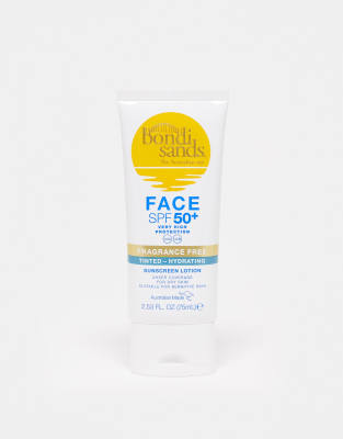 Bondi Sands SPF 50+ Fragrance Free Hydrating Tinted Face Lotion 75ml