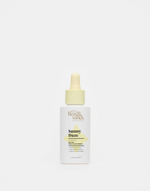 Bondi Sands – Sunny Daze – Nawilżający fluid do twarzy w kroplach z filtrem SPF50+, 30 ml