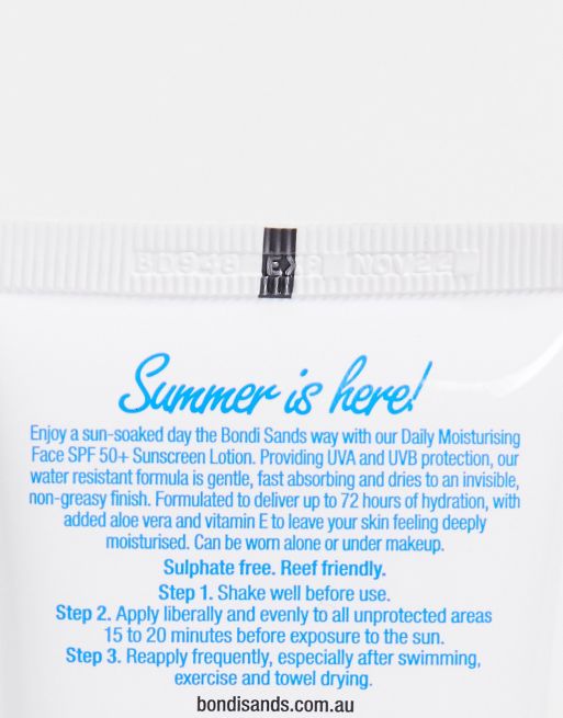 Bondi Sands Sunscreen Lotion SPF50+ for Face 75ml, 3 of 4