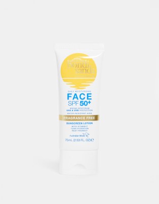 Bondi Sands Bondi Sands Sunscreen Lotion SPF50+ for Face - Fragrance Free 75ml-Clear