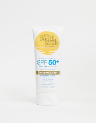 Bondi Sands Sunscreen Lotion SPF50+ - Fragrance Free 150ml - ASOS Price Checker