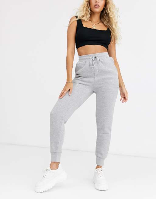 Boohoo - Basis joggingbroek in grijs