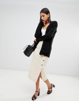 boohoo black cardigan