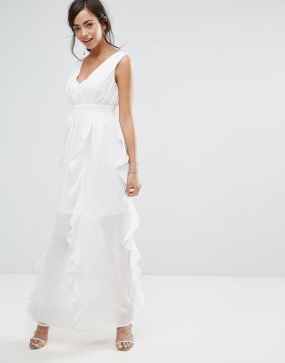 boohoo chiffon maxi dress