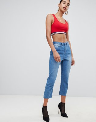 boohoo cropped jeans