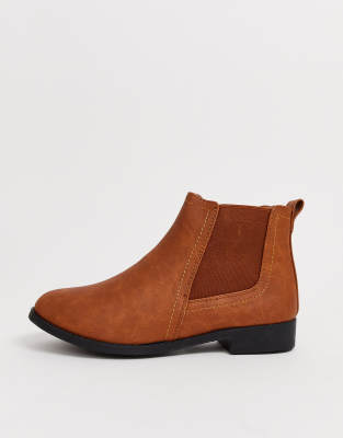 boohoo flat chelsea boot