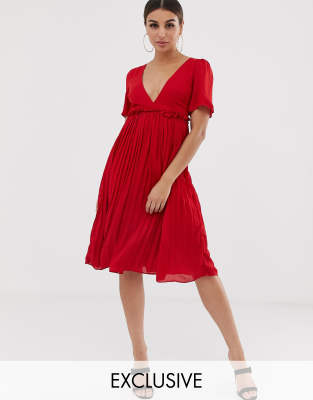 asos red dress