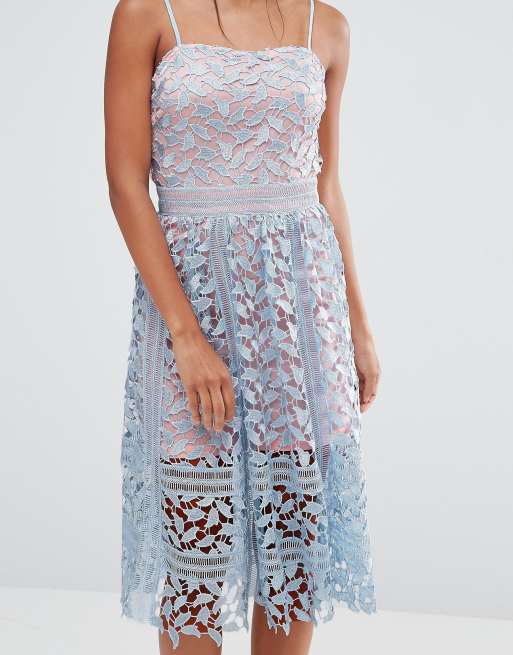 Boohoo Premium Lace Cami Midi Dress, $53, Asos