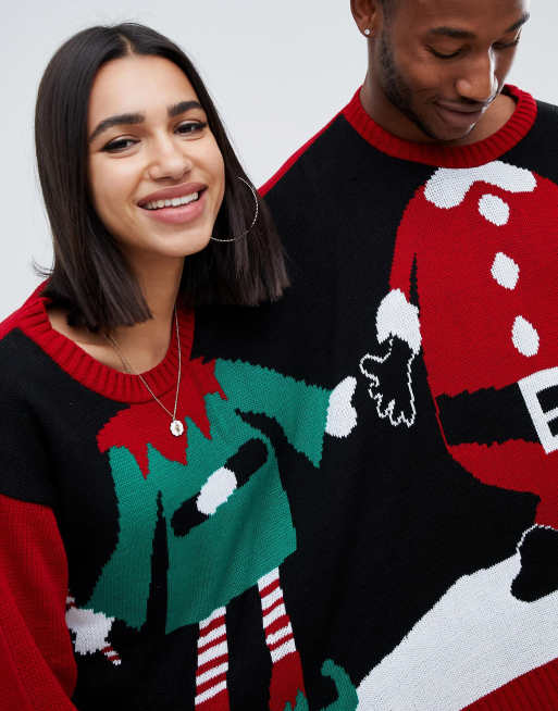 Two person on sale christmas jumper asos