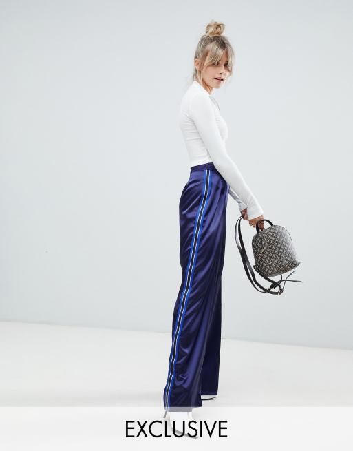 Boohoo cheap stripe trousers