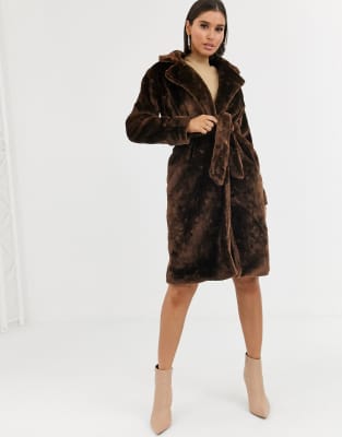 boohoo faux fur coat