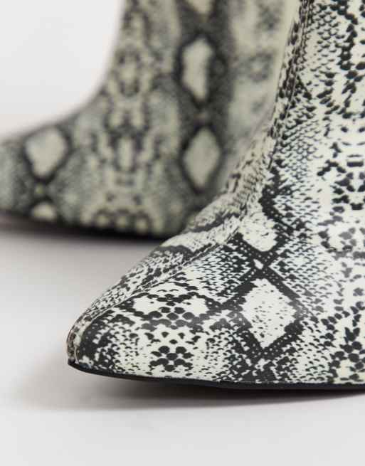 Grey snake sale booties