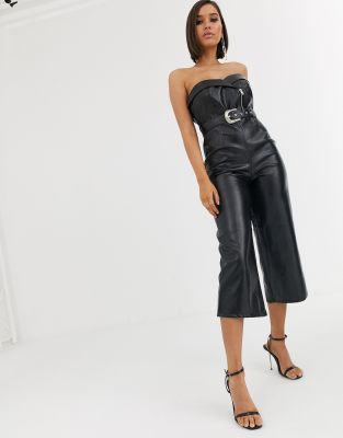 boohoo bandeau jumpsuit