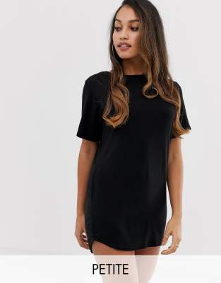 boohoo black shirt dress