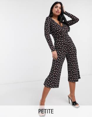 long sleeve culotte jumpsuit
