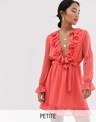 boohoo dobby dress