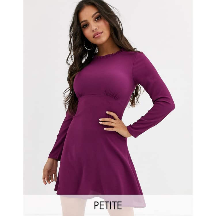 Dark purple shop skater dress