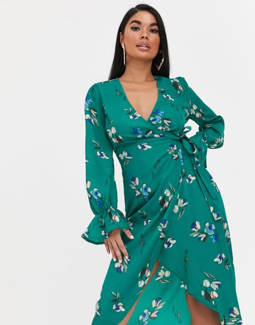 boohoo floral midi dress