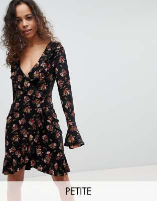 boohoo floral tea dress