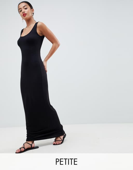 Boohoo Petite Scoop Neck Maxi Dress