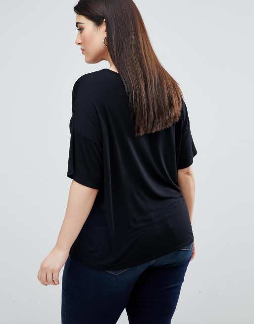 boohoo plus size t shirts