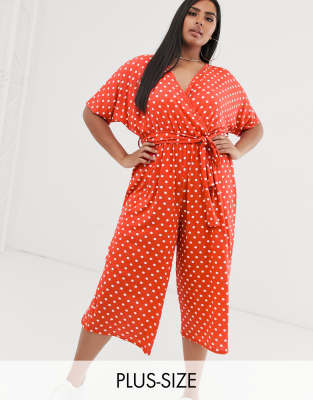 boohoo polka dot jumpsuit
