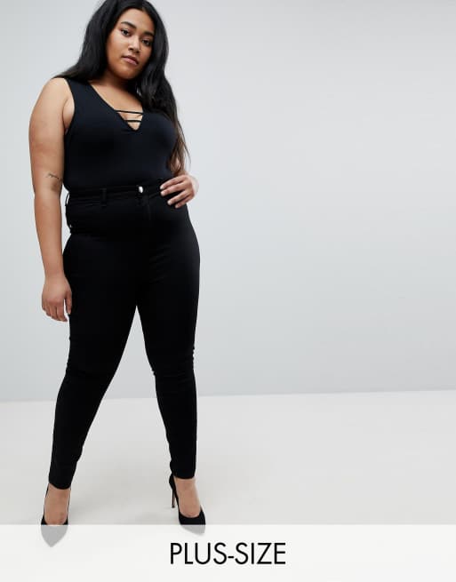 Boohoo Plus - Jegging taille haute