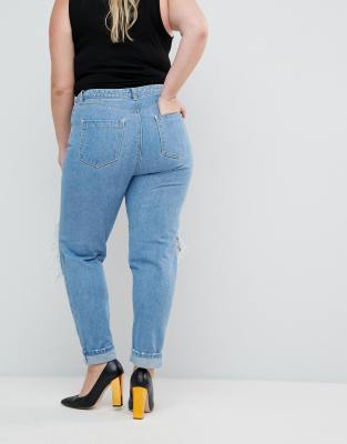 boohoo plus jeans