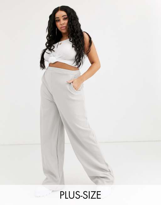 Spodnie damskie adidas dres szare siwe