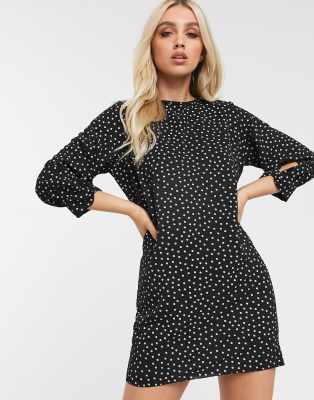 polka dot boohoo