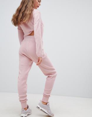 boohoo pink joggers