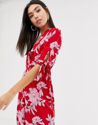 red flower jumpsuit