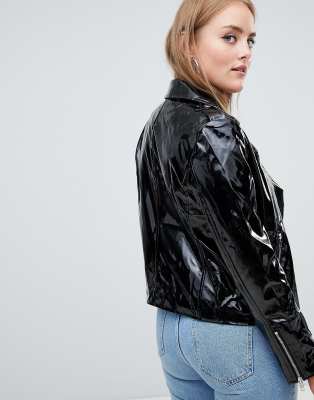 Boohoo clearance vinyl jacket