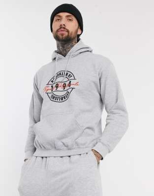 boohooman grey hoodie