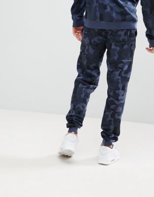 navy camo joggers