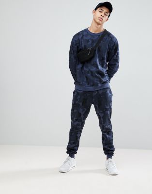boohooman camo tracksuit