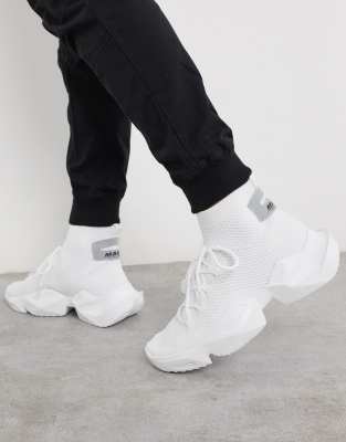 boohooman chunky trainers in black