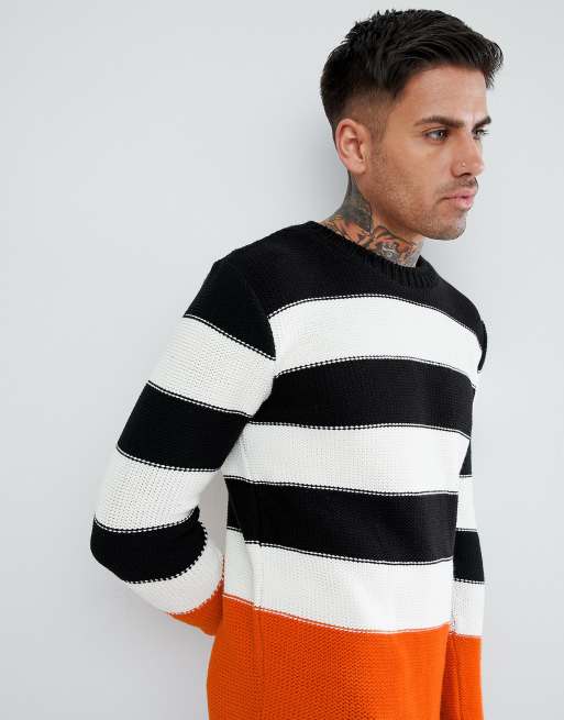 Boohooman white outlet jumper