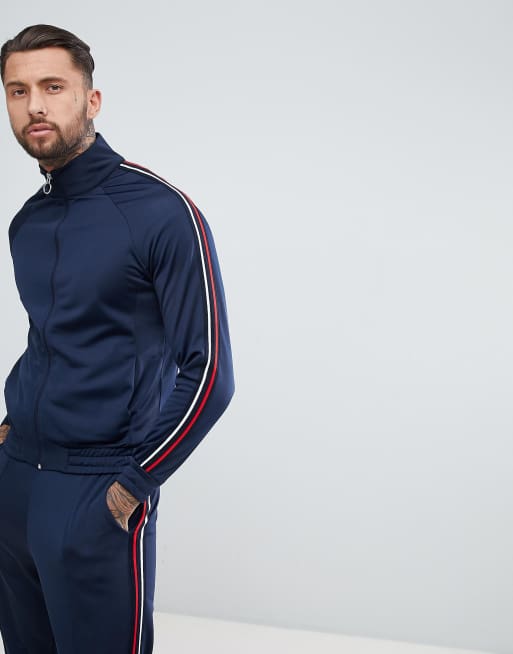 Funnel sales neck tracksuit