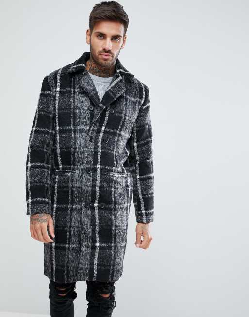 Boohooman overcoat hotsell