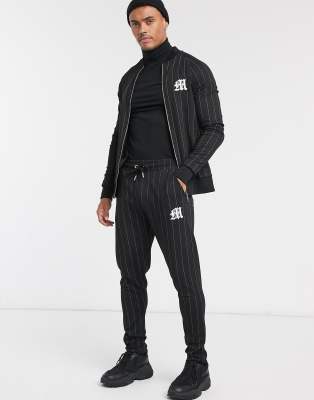 nike pinstripe tracksuit