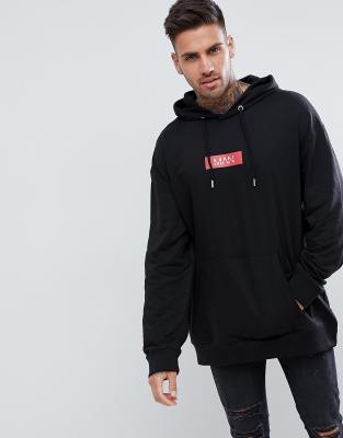 oversized hoodie mens black