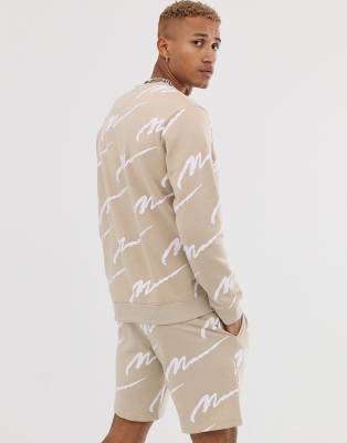 man all over print tracksuit