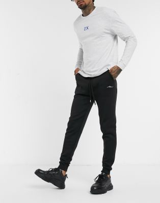 boohooman skinny fit joggers