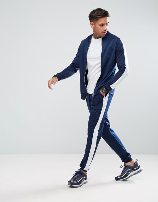 Boohoo man hot sale tracksuit bottoms