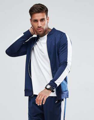 boohooman white tracksuit