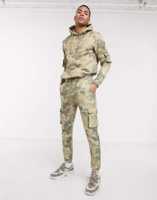 boohooman camo tracksuit