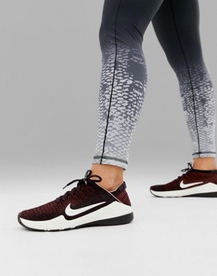 Бордовые кроссовки Nike Training Air 