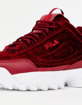 maroon fila disruptor